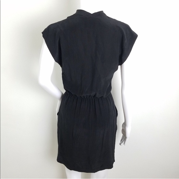 Barney’s New York Black Pockets Dress 100% Silk - Picture 2 of 8